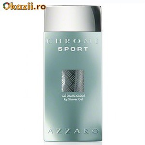Azzaro Chrome Sport 200 ml Gel De Dus pentru barbati foto mare