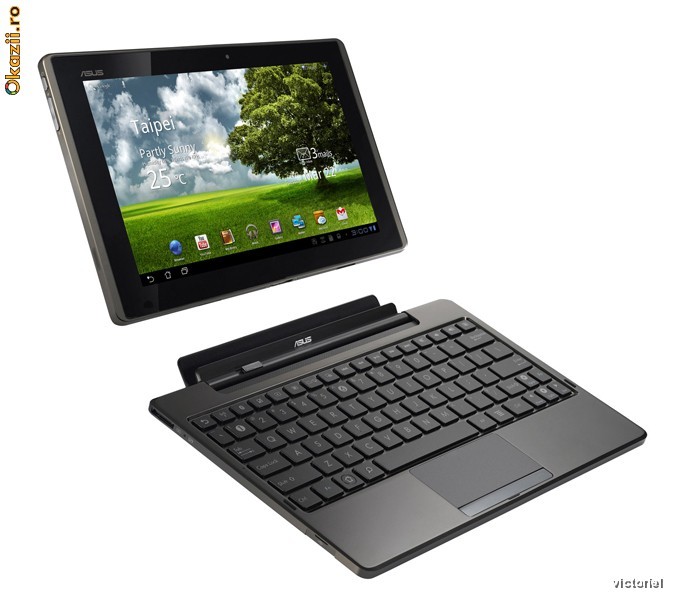 Tableta Eee Pad Transformer Asus + Docking Station Asus TF101-1B055A cu procesor nVidia Tegra 2 - T250, 16GB, Brown foto mare