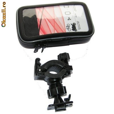 HUSA/GEANTA IMPERMEABILA POTRIVITA PENTRU NAVIGATIE/GPS PENTRU MOTOCICLETE/BICICLETE/ATV/BARCA, IMPORT GERMANIA ! foto mare