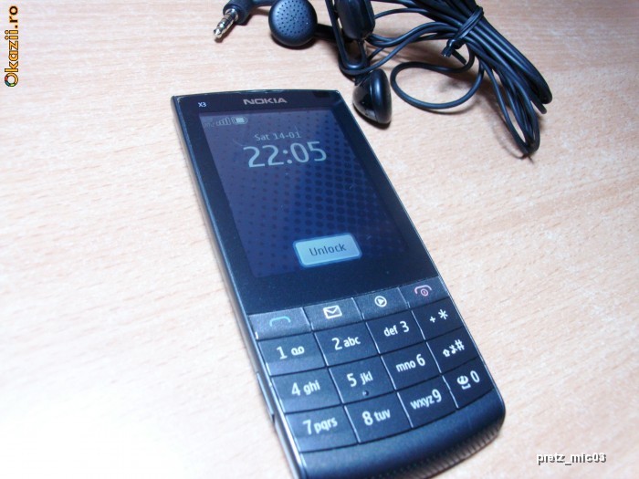 NOKIA X3-02 TOUCH screen WIFI DECODAT(stare perfecta) - MOKAZIE LA PRET FINAL foto mare