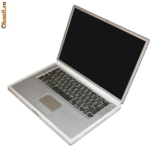 Laptop Apple PowerBook G4, 667Mhz, 512Mb, 30GB, display 15.4&rdquo;, Video ATI dedicata, DVD, Wireless, Bluetooth foto mare
