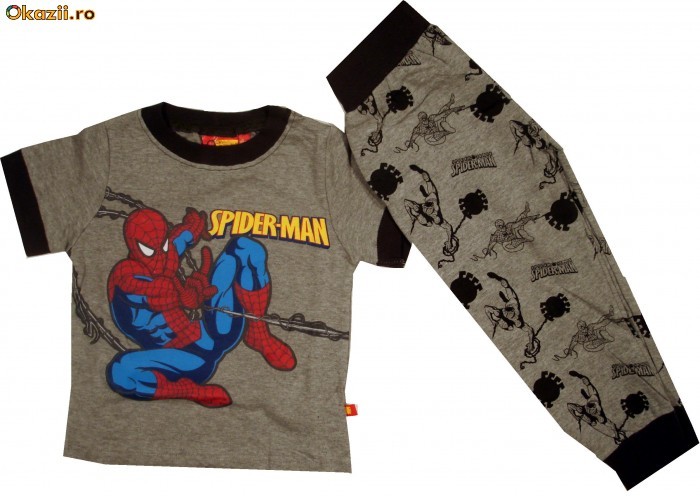 Pijama Spiderman - S396 foto mare