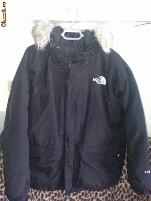 SUPER OCAZIE!!! VAND GEACA THE NORTH FACE CU PUF DE GASCA MARIMEA XL foto mare