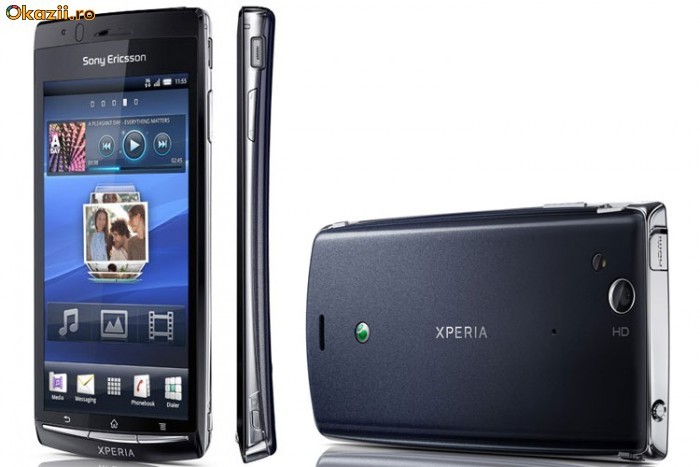 SONY-ERICSSON XPERIA ARC BLUE ! SIGILATE ! PACHET COMPLET ! 279 EURO ! foto mare