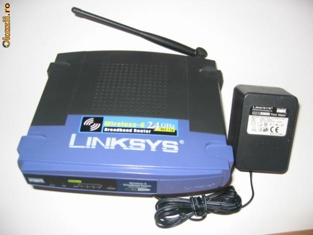 modem wireless linksys-g foto mare