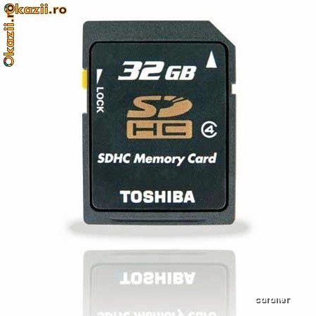 Card De Memorie SDHC 32GB Toshiba Class 4 - Transport Gratuit foto mare