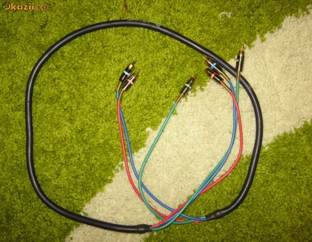 Cablu RCA JVC profesional nou foto mare