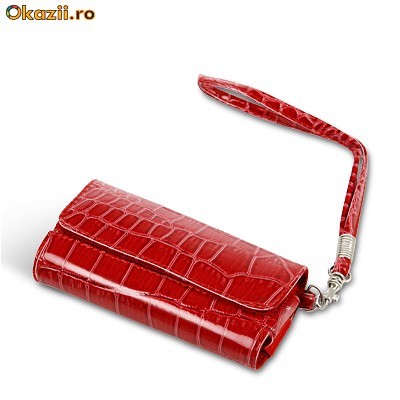 Design deosebit - CROCO LOOK - Husa, tip TOC, diferite culori, compatibila cu Apple iPhone 3G, 3GS, 4 si 4S! foto mare
