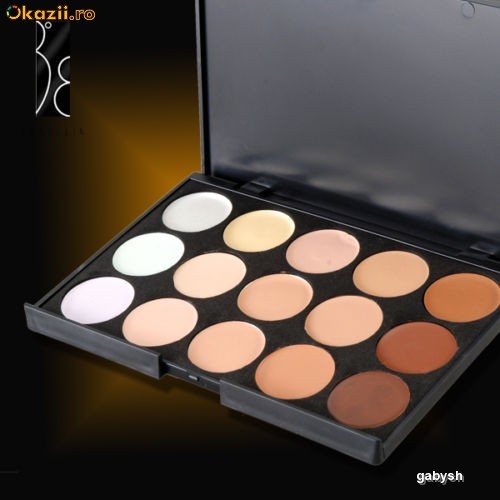 Paleta Trusa Machiaj Make-up Camuflaj Profesionala 15 Nuante Culori Fraulein38 foto mare