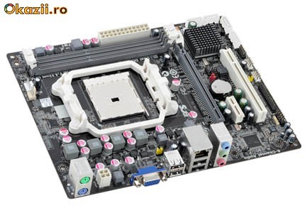 PLACA DE BAZA ECS SOCKET FM1 . NOUA . CUTIE . SIGILATA . PRET IMBATABIL foto mare