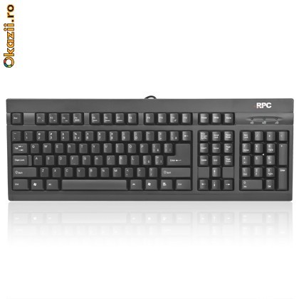 Tastatura RPC PHKB-U660RO-AC01A USB Neagra foto mare