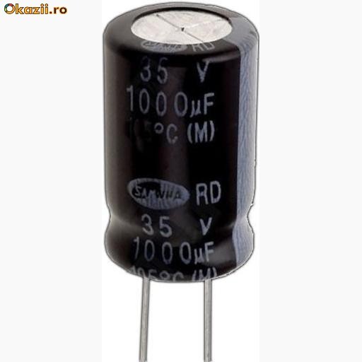 CONDENSATOR ELECTROLITIC, 3.300 UF/ 100 V foto mare