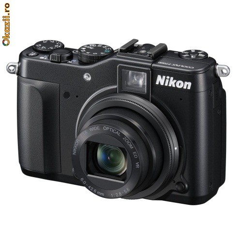 Vand Camera Foto Nikon Coolpix P7000 10,1Mpix/7.1X Zoom Optic/Lentila Nikkor foto mare