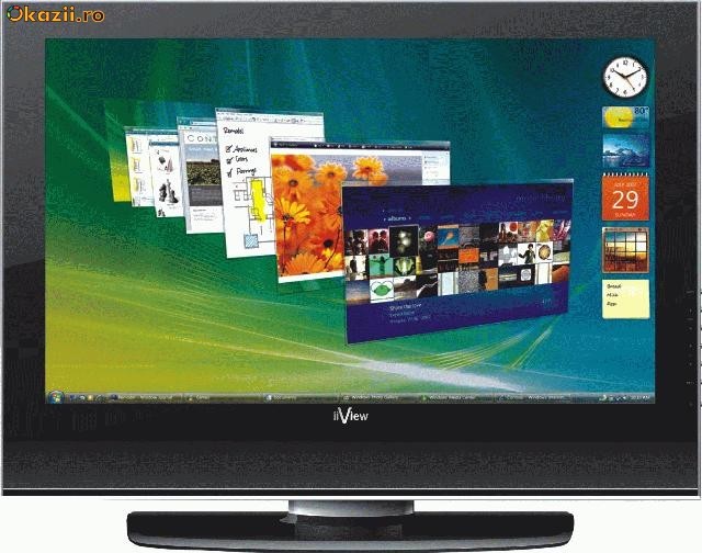 LCD hibrid TV and PC(All in One) ii-View 47 Full HD + Vista Media Center PC ( televizor , lcd , led , samsung , plasma , laptop ) foto mare