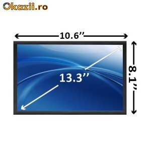 Ecran laptop 13.3 LED Slim 1366*768 Glossy (Lucios) display panel B133XW01 V.2 foto mare
