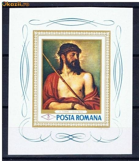Pictura, Titian, 1968, colita foto mare