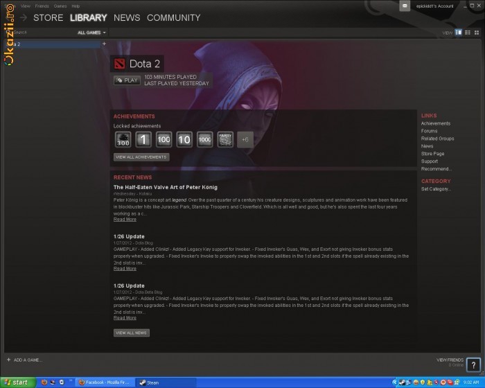 Dota 2 beta key foto mare
