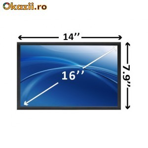 Ecran laptop 16.0 LED 1366*768 Glossy (Lucios) display panel HSD160PHW1 foto mare