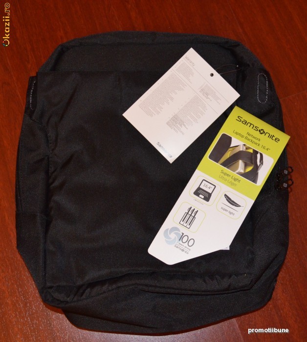 ***Rucsac laptop Samsonite, nou cu eticheta, pret promotional, cadou ideal*** foto mare