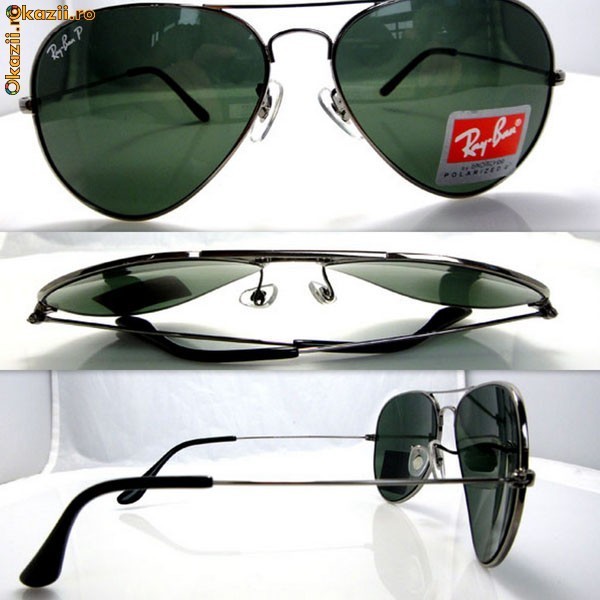 Ochelari de soare RAY-BAN RAY BAN P Polarized Polarizati lentile polarizate aviator 3025 foto mare