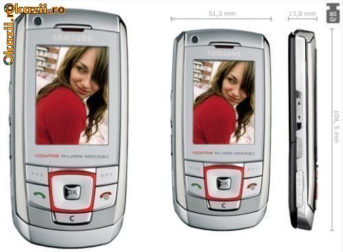 Samsung Z720m McLaren Mercedes limited edition MOKAZIE foto mare