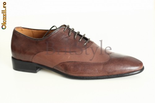Pantofi Condor din piele naturala - VP463 [Cod: CPPN17] foto mare