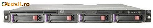 Server HP DL160 G5, 1U , 2 x Intel Xeon Quad Core 5420 , 2,5 GHz( 8 core), 4 x HDD 3,5 /8GB RAM foto mare