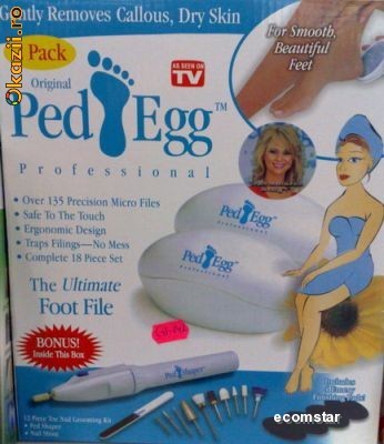 Ped Egg - Aparat pentru ingrijit picioarele + bonus foto mare