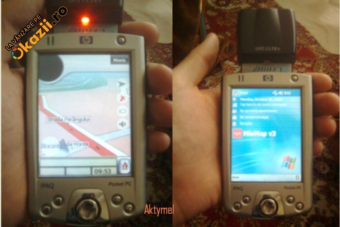 Vand POCKETpc HP Ipaq+ GPS holux (touchscreen) foto mare