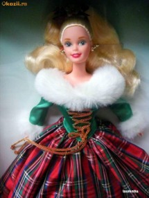 Happy Holidays Barbie 1995 - editie de sarbatori, minunata! foto