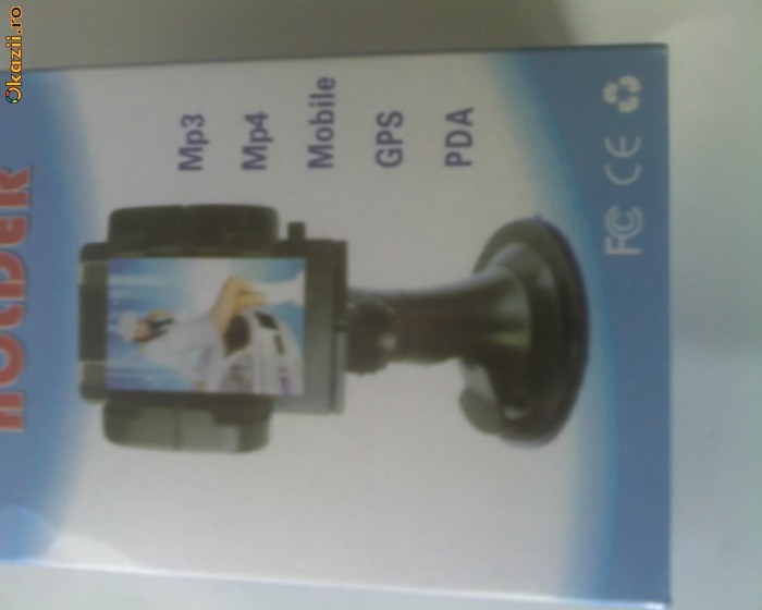 vand suport universal GPS, GSM pt parbriz foto mare