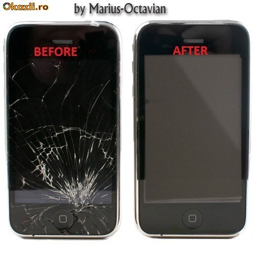Montez TOUCHSCREEN iPhone 4 / 4s / 3G / 3Gs !! Repar iPhone 4S 4 3G 3GS GEAM / DISPLAY !! SERVICE Apple iPhone - ORICE PROBLEMA !! foto mare